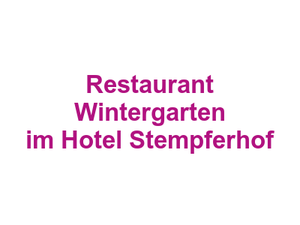 Restaurant "Wintergarten" im Hotel Stempferhof Logo