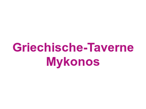 Griechische-Taverne Mykonos Logo