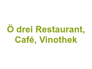 Ö drei Restaurant, Café, Vinothek Logo