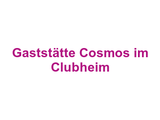 Gaststätte Cosmos im Clubheim Logo