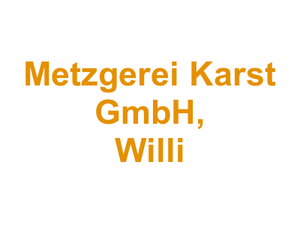Metzgerei Karst GmbH, Willi Logo