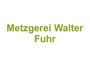 Metzgerei Walter Fuhr Logo