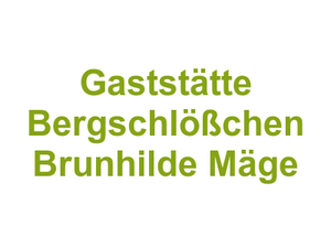 Gaststätte Bergschlößchen Brunhilde Mäge Logo