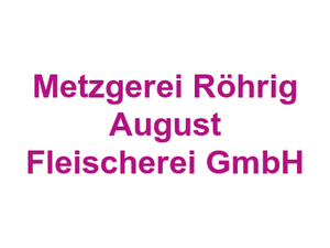 Metzgerei Röhrig August Fleischerei GmbH Logo
