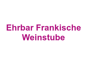 Ehrbar Frankische Weinstube Logo