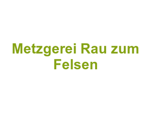 Metzgerei Rau zum Felsen Logo