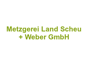 Metzgerei Land Scheu + Weber GmbH Logo