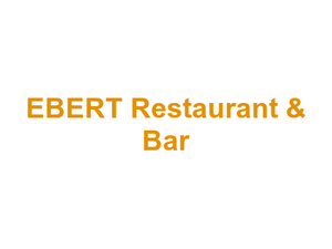 EBERT Restaurant & Bar Logo