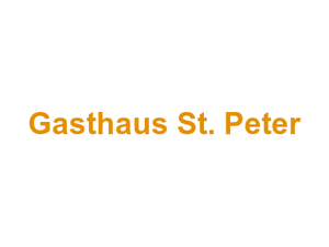 Gasthaus St. Peter Logo
