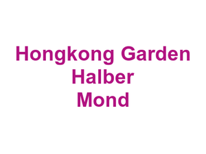China-Restaurant Hongkong Garden Halber Mond Logo