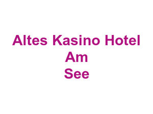 Altes Kasino Hotel Am See Logo