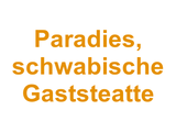 Paradies, schwabische Gaststeatte Logo