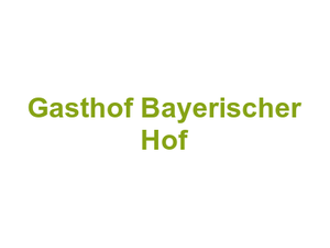 Gasthof Bayerischer Hof Logo