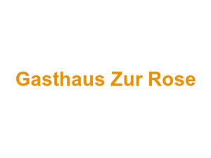 Gasthaus Zur Rose Logo