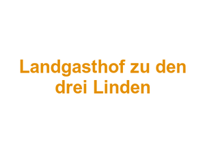 Landgasthof zu den drei Linden Logo