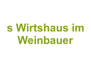 's Wirtshaus im Weinbauer Logo