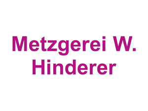 Metzgerei W. Hinderer Logo