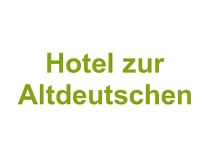 Hotel zur Altdeutschen Logo
