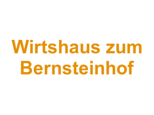 Wirtshaus zum Bernsteinhof Logo