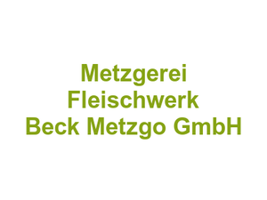Metzgerei Fleischwerk Beck Metzgo GmbH Logo
