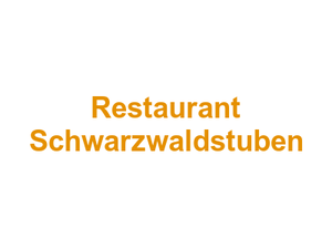 Restaurant Schwarzwaldstuben Logo