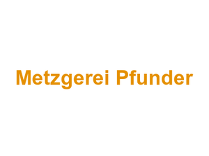 Metzgerei Pfunder Logo
