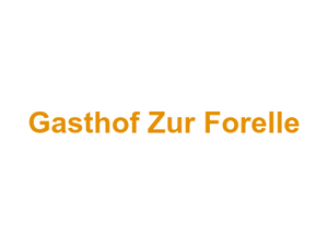 Gasthof Zur Forelle Logo