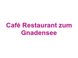 Café Restaurant zum Gnadensee Logo