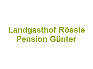 Landgasthof Rössle Pension Günter Logo