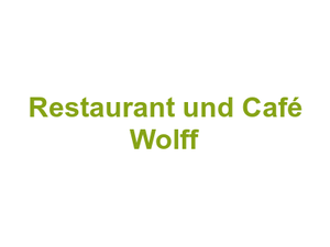 Restaurant und Café Wolff Logo
