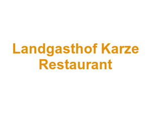Landgasthof Karze Restaurant Logo