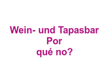 Wein- und Tapasbar Por qué no? Logo