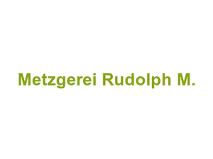 Metzgerei Rudolph M. Logo