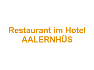 Restaurant im Hotel AALERNHÜS Logo