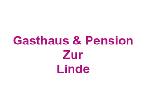Gasthaus & Pension Zur Linde Logo