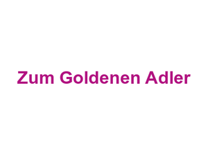 Zum Goldenen Adler Logo