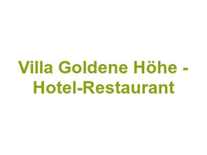 Villa Goldene Höhe - Hotel-Restaurant Logo