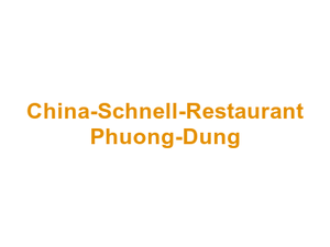 China-Schnell-Restaurant Phuong-Dung Logo