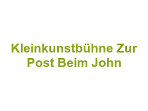 Kleinkunstbühne "Zur Post" Beim John Logo