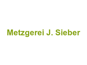 Metzgerei J. Sieber Logo