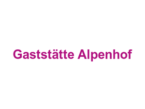 Gaststätte Alpenhof Logo