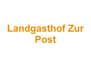 Landgasthof "Zur Post" Logo