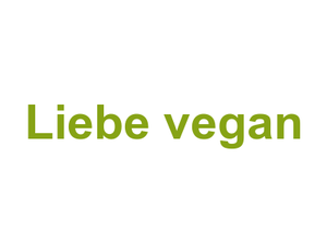 Liebe vegan Logo