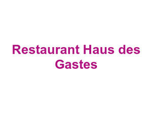 Restaurant Haus des Gastes Logo