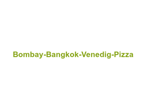 Bombay-Bangkok-Venedig-Pizza Logo