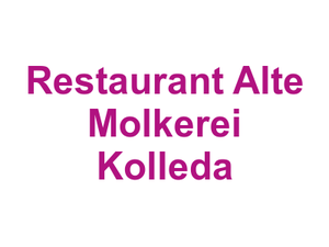 Restaurant Alte Molkerei Kolleda Logo