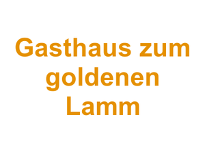Gasthaus zum goldenen Lamm Logo