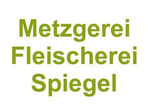 Metzgerei Fleischerei Spiegel Logo