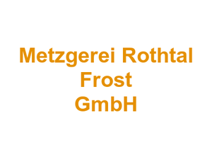 Metzgerei Rothtal Frost GmbH Logo