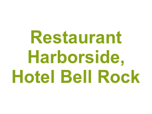 Restaurant "Harborside", Hotel "Bell Rock" Logo